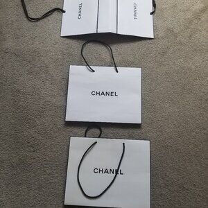 Chanel empty gift bags